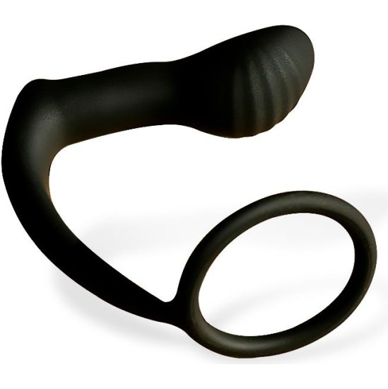 Afterdark Carnelian Vibrating Anal Plug with Penis Ring