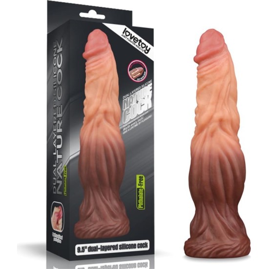 Lovetoy Dildo Nature 9.5 Dual Layer