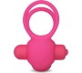 Lovetoy Double Vibrating Cockring Power Clit Duo Pink