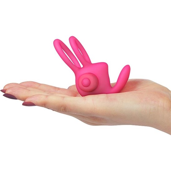 Lovetoy Double Vibrating Cockring Power Clit Duo Pink