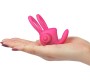 Lovetoy Double Vibrating Cockring Power Clit Duo Pink