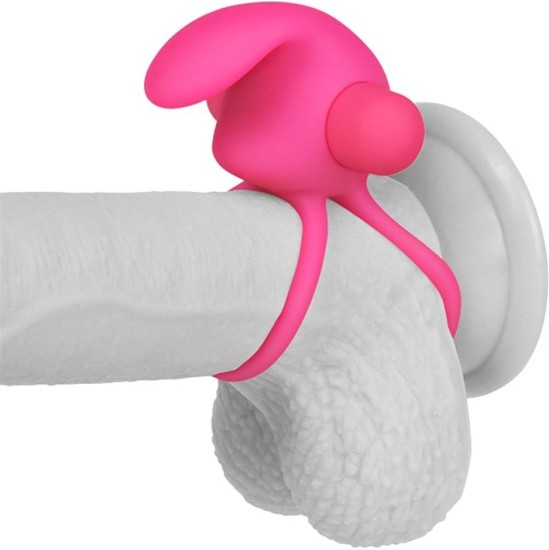 Lovetoy Double Vibrating Cockring Power Clit Duo Pink