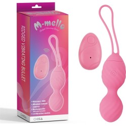 Chisa Huevo Vibrador Control Remoto Ridged USB Silicona 7.4