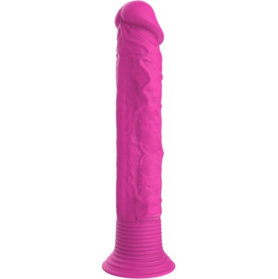 A-Gusto Vibrating Realistic Dildo Silicone Pink
