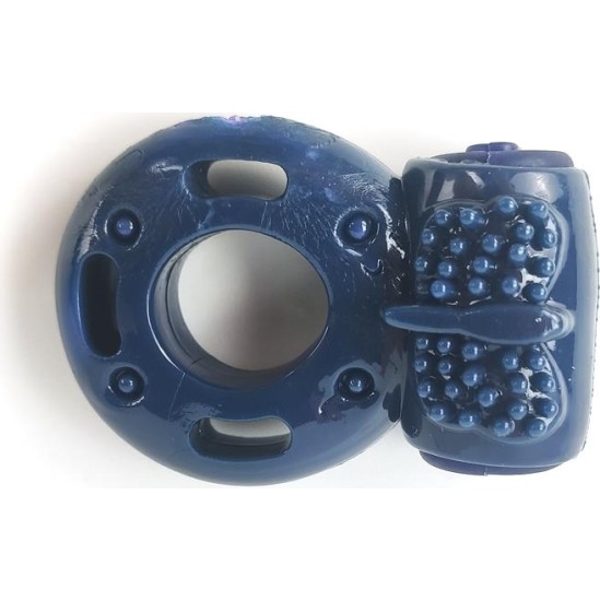 A-Gusto Vibrating Penis Ring Blue