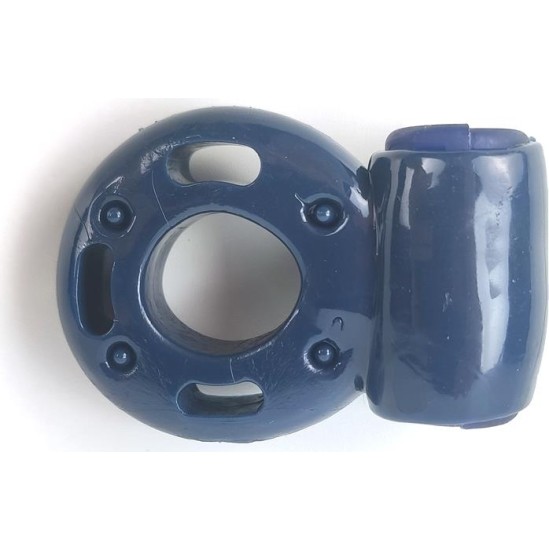 A-Gusto Vibrating Penis Ring Blue