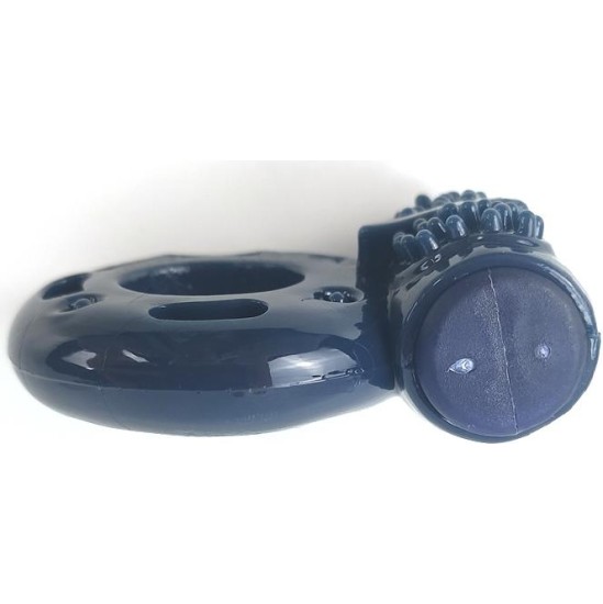A-Gusto Vibrating Penis Ring Blue