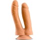 Max & Co Twin Double Realistic Dildo 7.1 Flesh