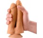 Max & Co Twin Double Realistic Dildo 7.1 Flesh