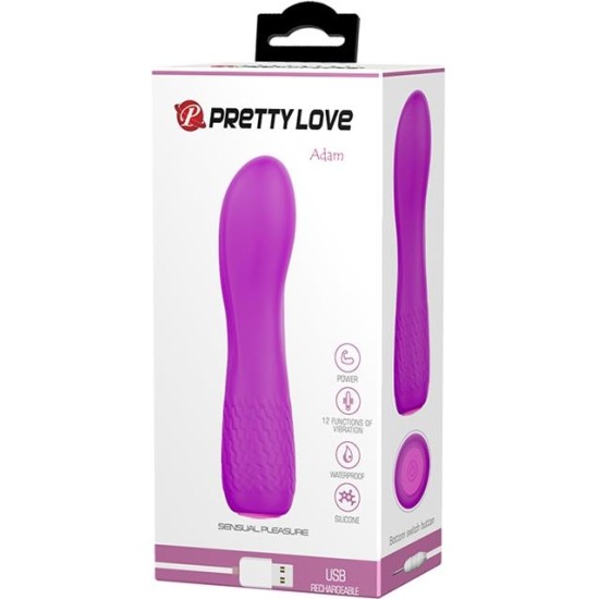 Prettylove Adam Vibe 12 Functions Purple