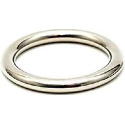 Bondage Play Metal Cock Ring