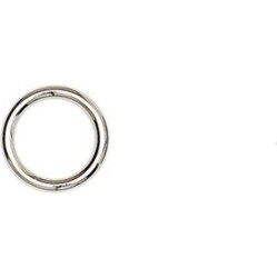 Bondage Play Metal Cock Ring