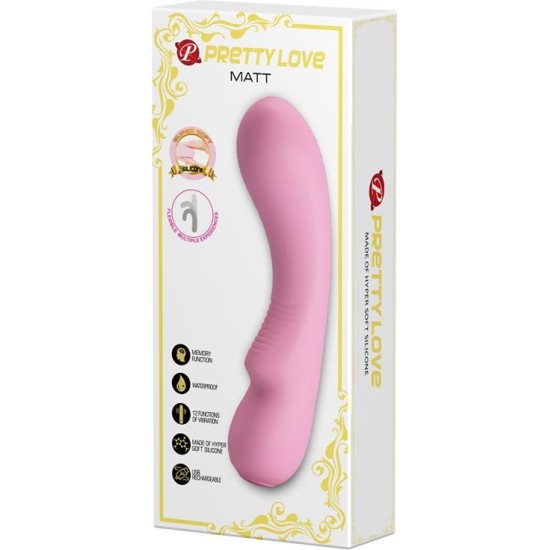 Prettylove Vibrador Matt Smart Memory Function Pink