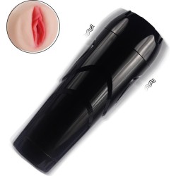Juicy Lamour Dot Vagina Masturbator with Vibration