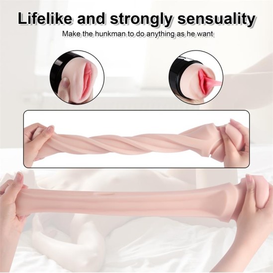 Juicy Lamour Dot Vagina Masturbator with Vibration