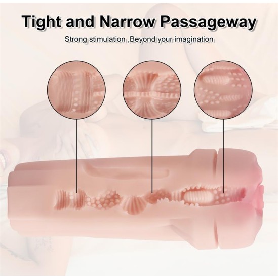 Juicy Lamour Dot Vagina Masturbator with Vibration