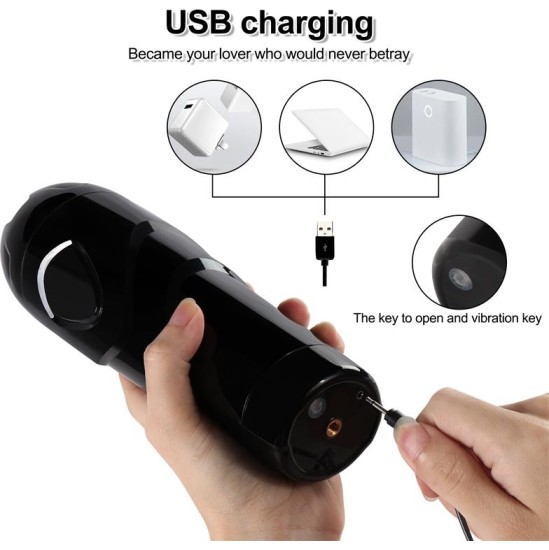 Juicy Lamour Dot Vagina Masturbator with Vibration