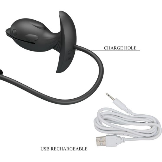 Prettylove Hanson Inflatable Butt Plug with Vibration