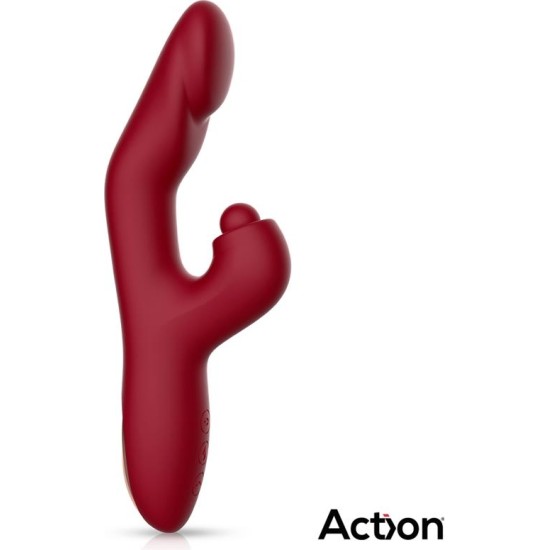 Action Velter Soft Clit Hitting Ball with Vibration and Heating Function