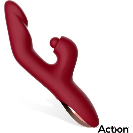 Action Velter Soft Clit Hitting Ball with Vibration and Heating Function