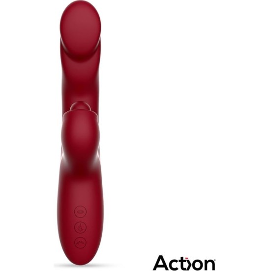Action Velter Soft Clit Hitting Ball with Vibration and Heating Function