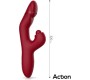 Action Velter Soft Clit Hitting Ball with Vibration and Heating Function