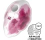 Satisfyer Cloud Dancer Clit Sucker and Vibe Red Print