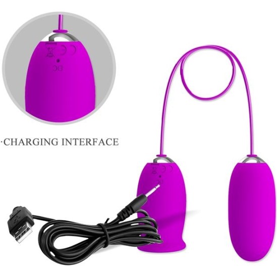 Prettylove Daisy Vibrating Egg and Licking Stimulator