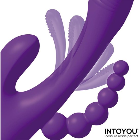Intoyou Triya Vibe with Flipping Tongue and Anal Beads