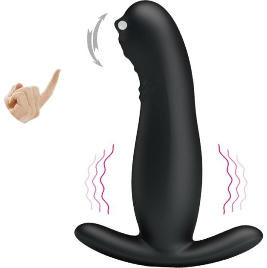 Prettylove Vibrator Prostate Massager with Tickling Function