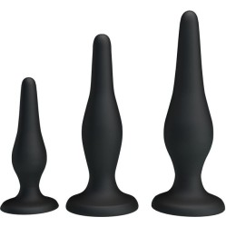Prettylove Pack 3 Butt Plug Mini Anal Kit