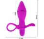 Prettylove Butt Plug with Vibration Taylor Purple