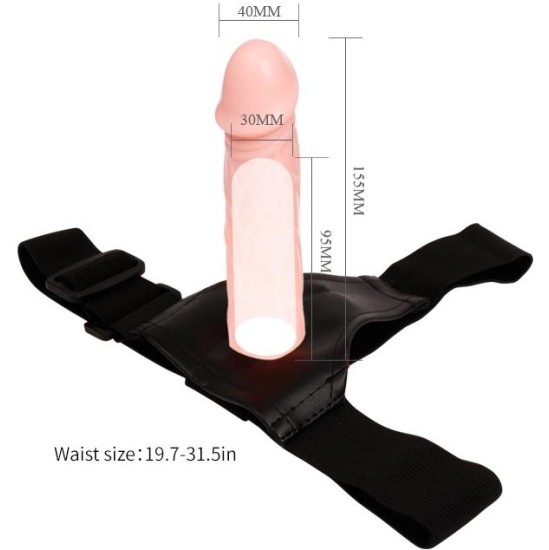 Baile Strap-On with Hollow Dildo 16 cm