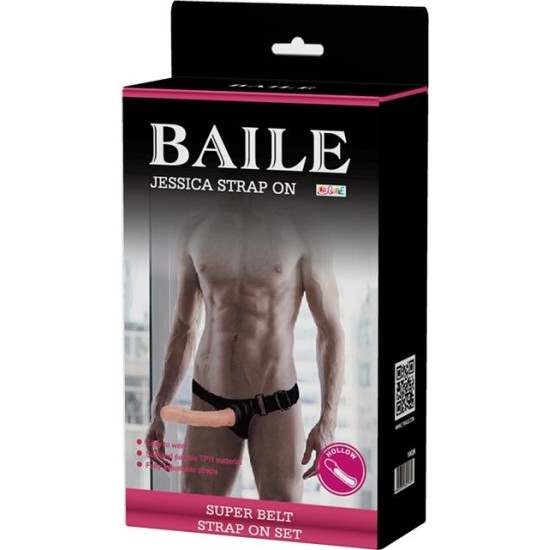 Baile Strap-On with Hollow Dildo 16 cm