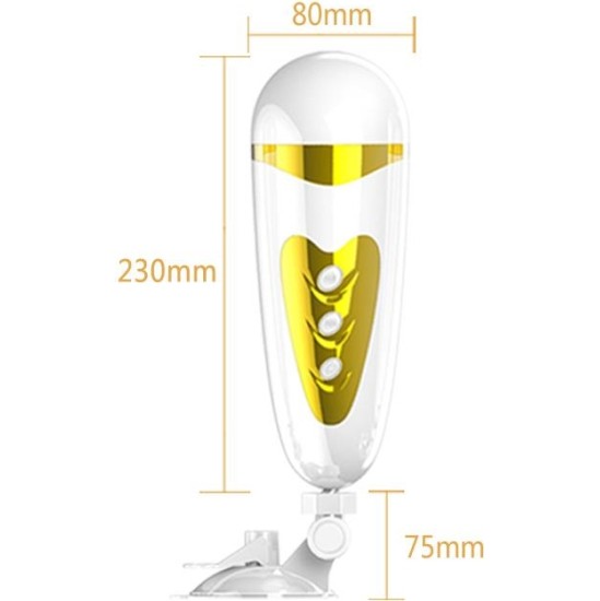 Prettylove Masturbator Sally White and Golden Vagina