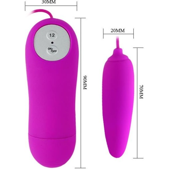 Prettylove Pretty Love Vibrating Egg Harriet Purple