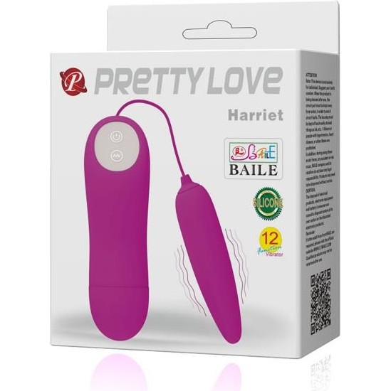 Prettylove Pretty Love Vibrating Egg Harriet Purple