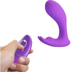 Prettylove Idabelle Stimulator with Vibration and Pulsation Remote Control
