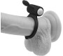 Lovetoy Vibrating Cockring Power Clit Black