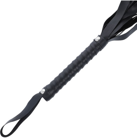 Darkness Sensations DARKNESS - BLACK BONDAGE WHIP 51 CM