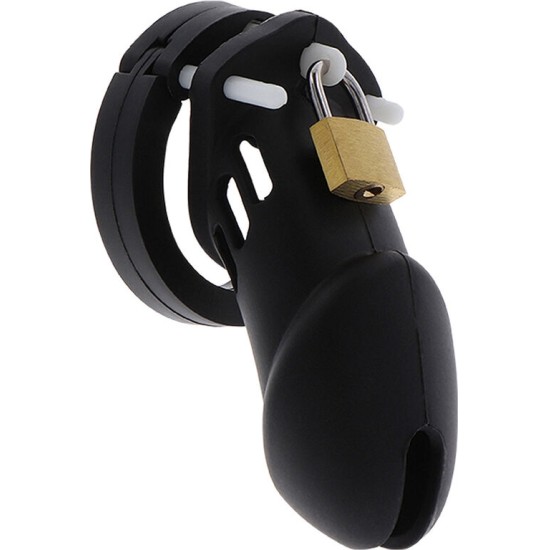 Hidden Desire EXTREME CHASTITY COCK CAGE SILICONE SIZE L BLACK