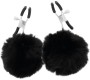 Darkness Sensations DARKNESS - NIPPLE CLAMPS WITH POM POMS 1