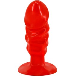 Baile Anal BAILE - UNISEX ANAL PLUG WITH RED SUCTION CUP