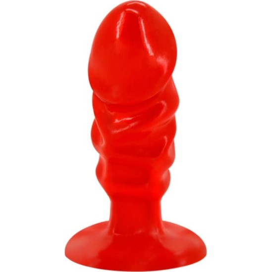 Baile Anal BAILE - UNISEX ANAL PLUG WITH RED SUCTION CUP