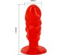 Baile Anal BAILE - UNISEX ANAL PLUG WITH RED SUCTION CUP
