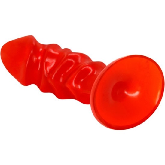 Baile Anal BAILE - UNISEX ANAL PLUG WITH RED SUCTION CUP