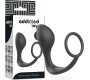 Addicted Toys ANAL PLUG WITH BLACK SILICONE RING