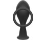 Addicted Toys ANAL PLUG WITH BLACK SILICONE RING