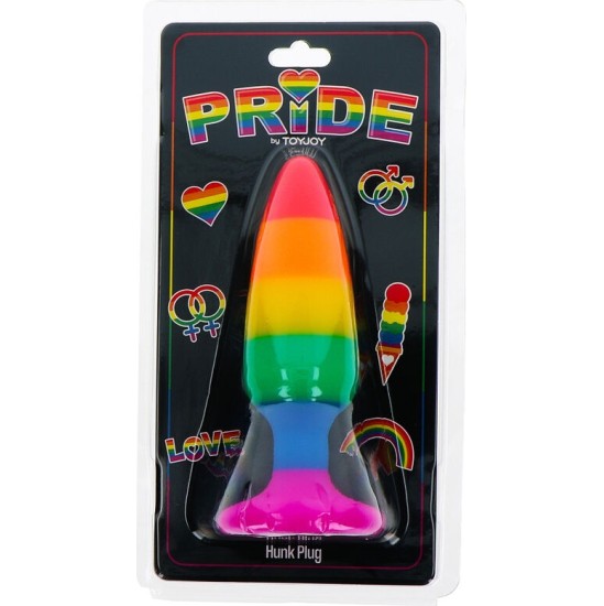 Pride LGBT FLAG PLUG HUNK 10.5 CM
