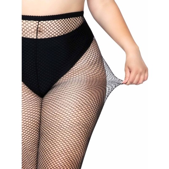 Leg Avenue Hosiery LEG AVENUE - FISHNET PANTYHOSE PLUS SIZE